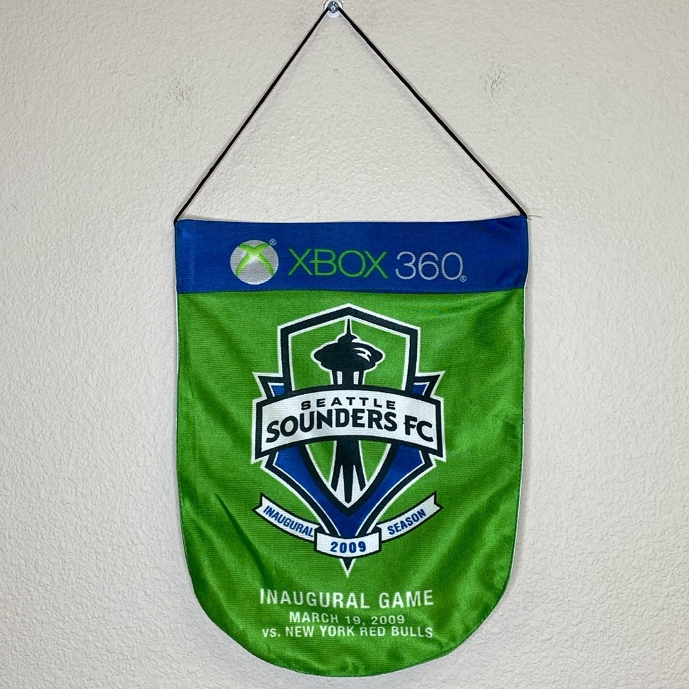 Seattle Sounders FC XBOX 360 Inaugural Game 2009 Banner